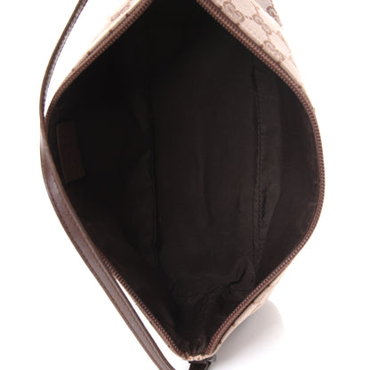 Gucci Monogram Web Boat Pochette Brown 4 of 4