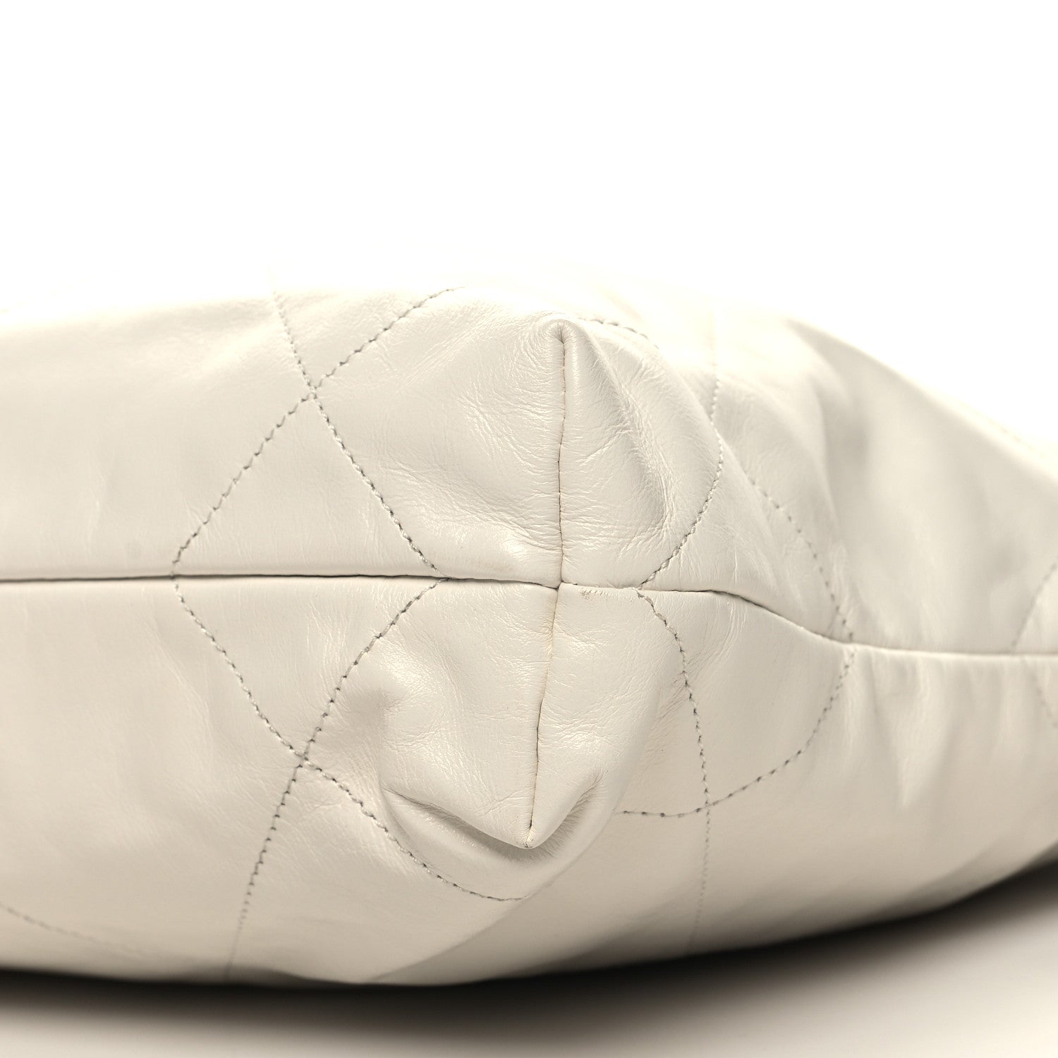 Chanel Shiny Calfskin Quilted Small Chanel 22 White 12 of 12