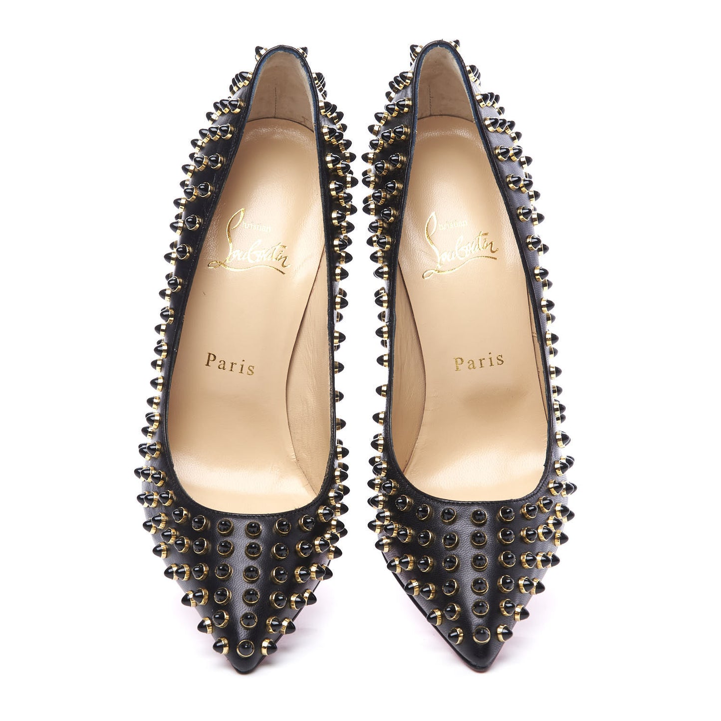 Kid Specchio Follies Cabo 120 Pumps 38 Black Gold