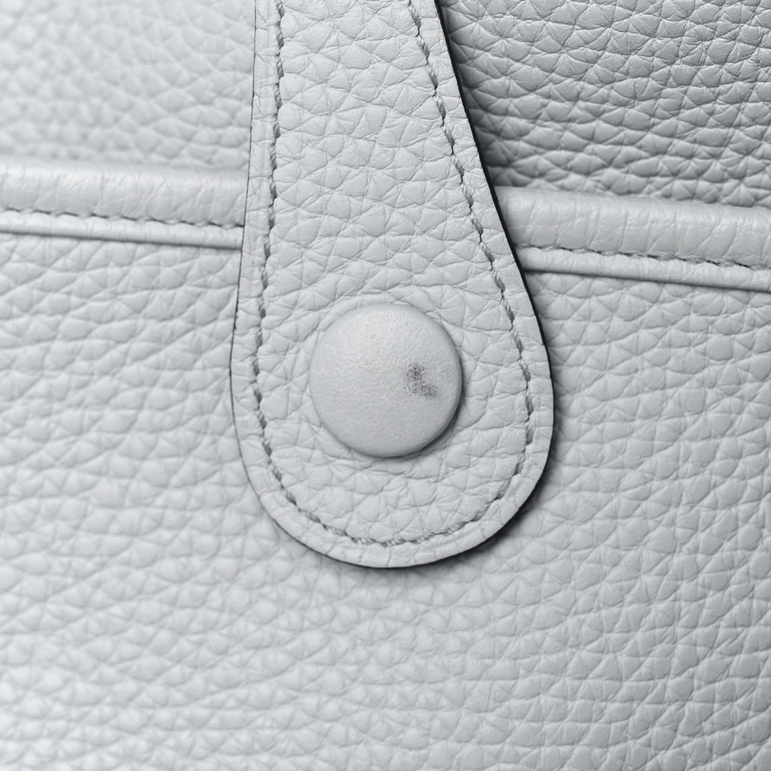Hermes Taurillon Clemence Evelyne III PM Bleu Pale 11 of 11