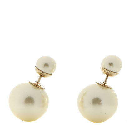 Christian Dior Pearl Mise En Dior Tribal Earrings 1 of 5
