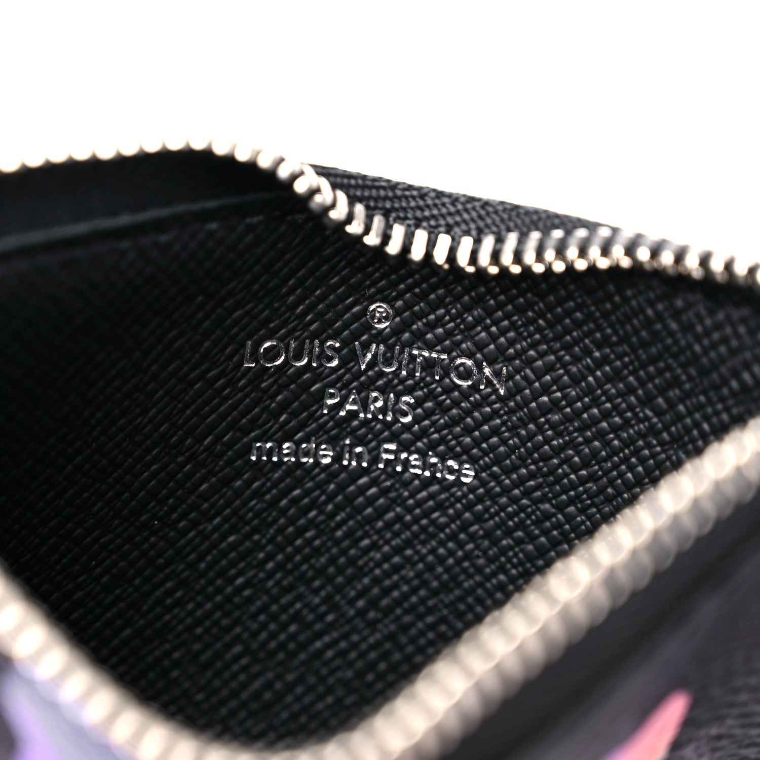 Louis Vuitton Monogram Eclipse Sunrise Room With A View Key Pouch Blue Purple 6 of 7