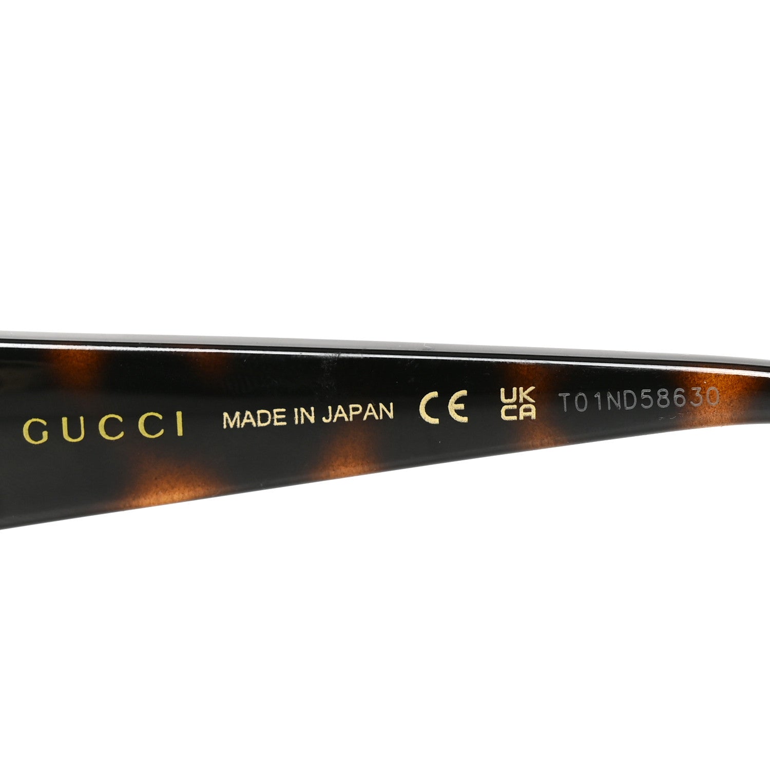 Gucci Acetate Rectangular Frame Sunglasses GG1661S Dark Tortoiseshell 5 of 6