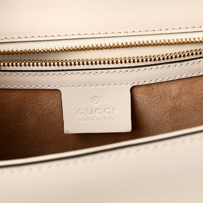 Gucci Calfskin Small Sylvie Shoulder Bag Off White 6 of 10