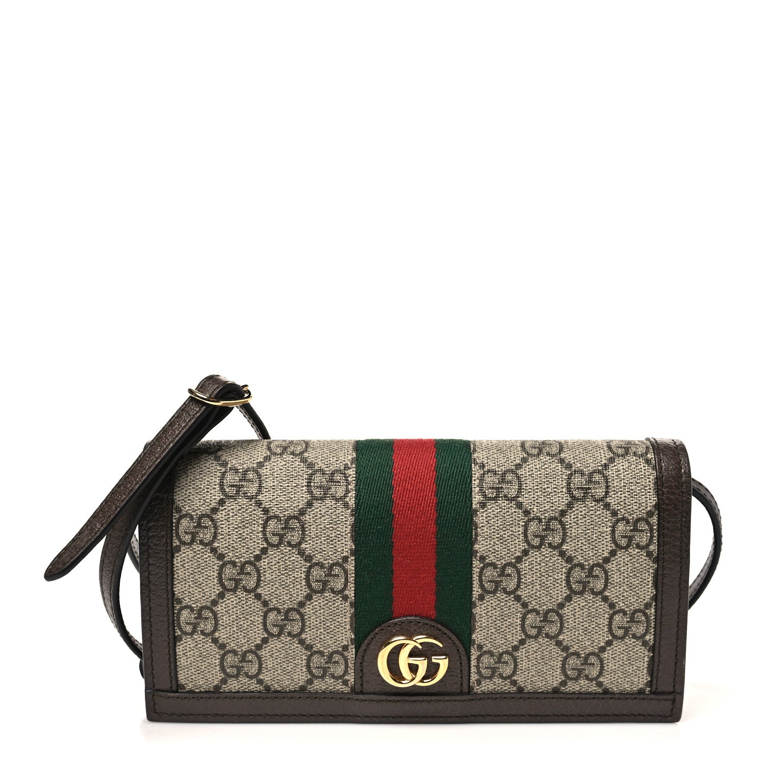 Gucci GG Supreme Monogram Web Ophidia Belt Bag Beige Ebony New Acero 1 of 10