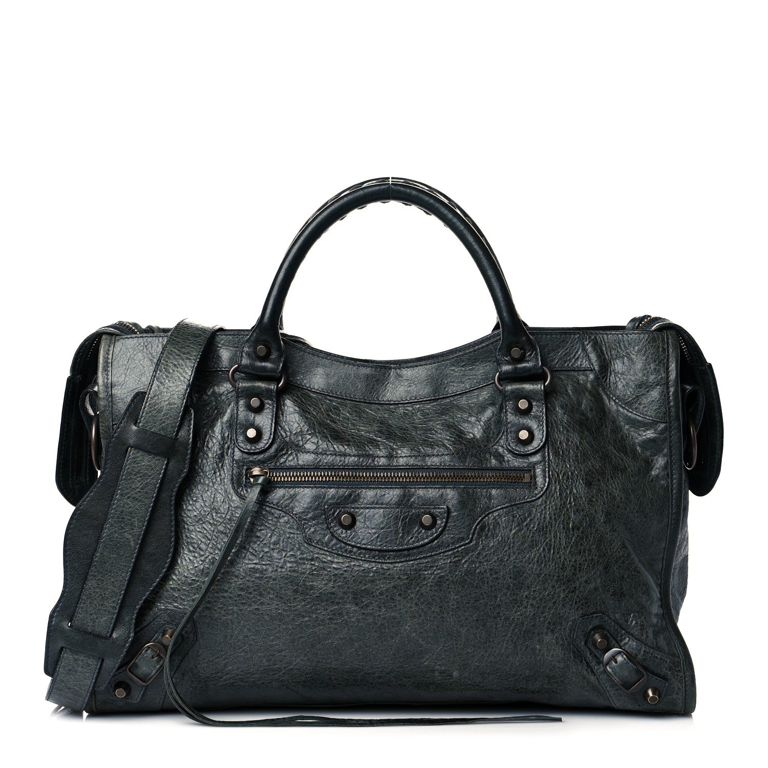 Balenciaga Agneau Classic Hardware City Anthracite 1 of 12