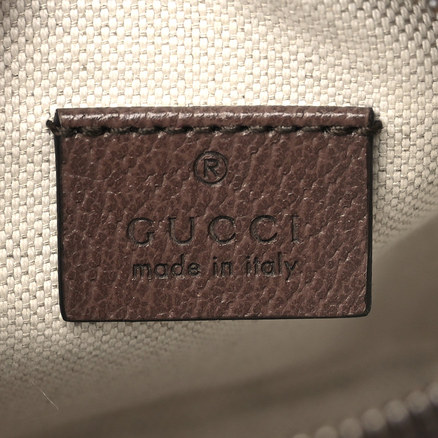 Gucci GG Supreme Monogram Mini Neo Vintage Double Zip Messenger Bag Beige New Acero Crop 6 of 10