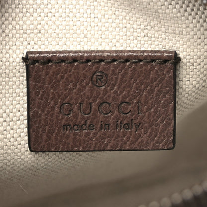 Gucci GG Supreme Monogram Mini Neo Vintage Double Zip Messenger Bag Beige New Acero Crop 6 of 10