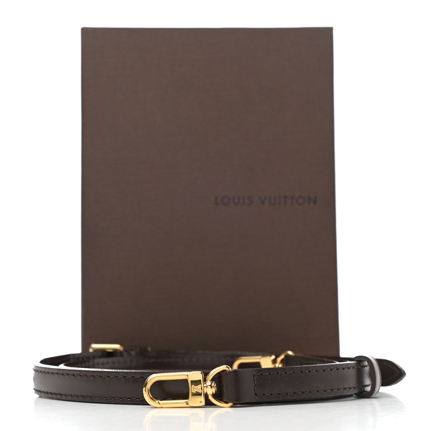 Louis Vuitton Calfskin 16mm Adjustable Shoulder Strap Brown 6 of 7