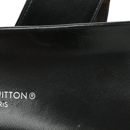 Louis Vuitton Patent Monogram Bom Dia Flat Mule Sandals 40 Black 9 of 11