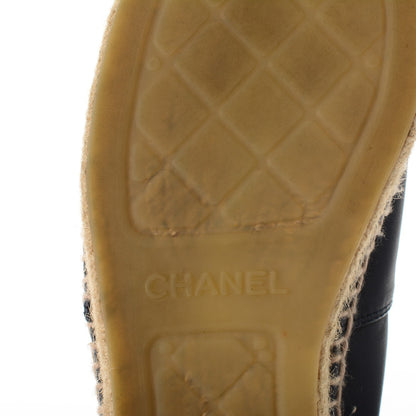 Chanel Lambskin CC Espadrilles 39 Dark Navy 7 of 10