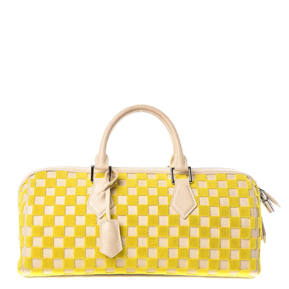 Louis Vuitton Damier Cubic Speedy East West Yellow 1 of 33