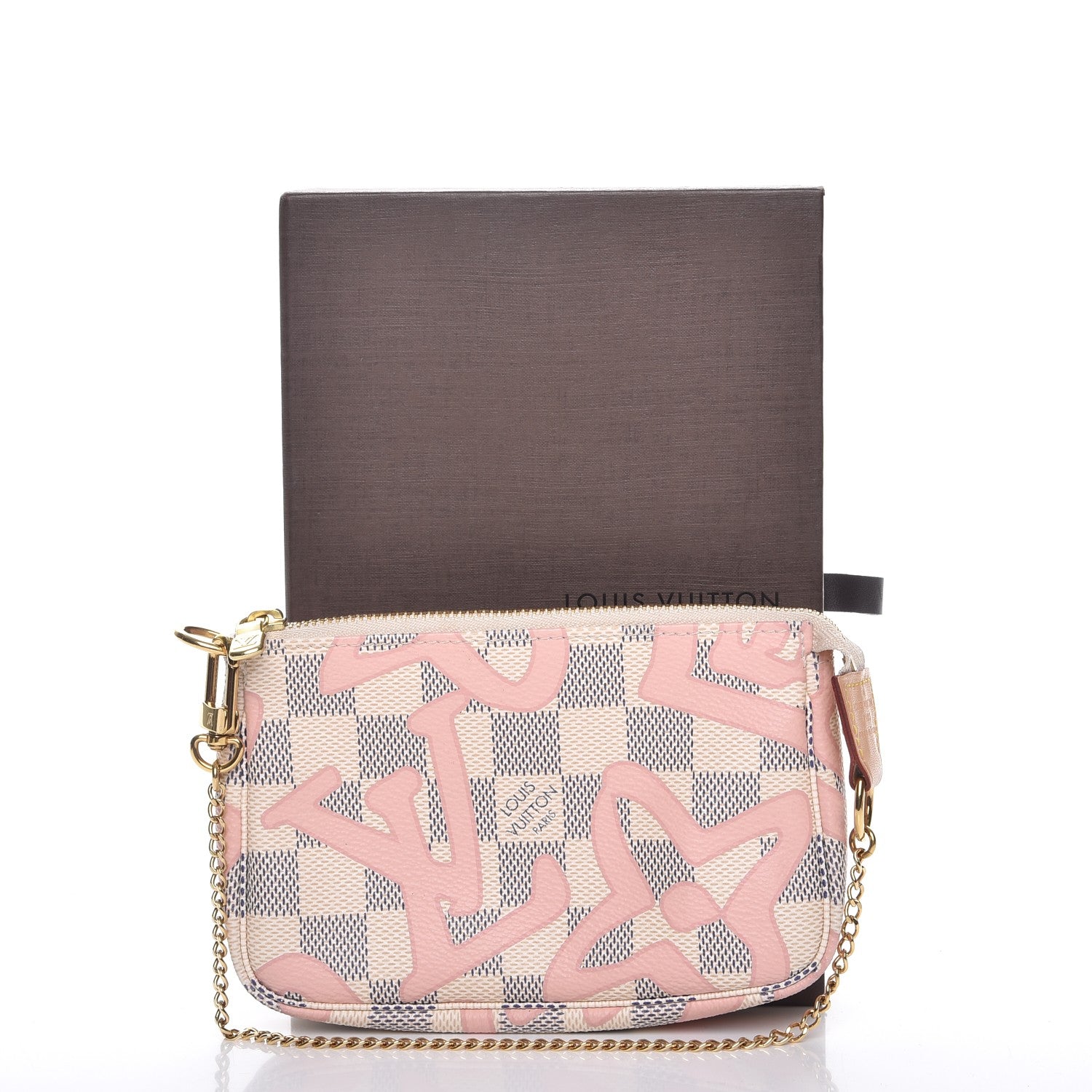 Louis Vuitton Damier Azur Tahitienne Mini Pochette Accessories 8 of 8