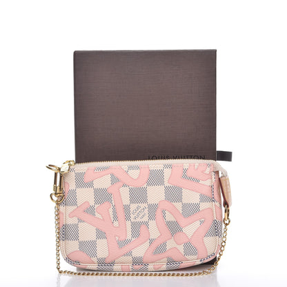 Louis Vuitton Damier Azur Tahitienne Mini Pochette Accessories 8 of 8