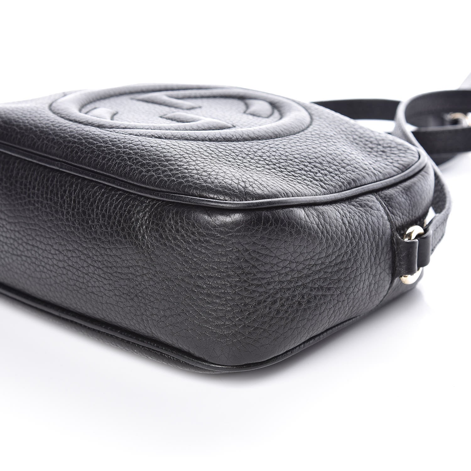 Gucci Pebbled Calfskin Small Soho Disco Bag Black 6 of 10