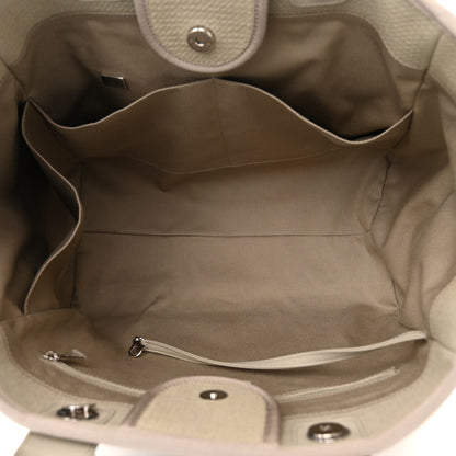 Chanel Mixed Fibers Medium Deauville Tote Grey 6 of 16
