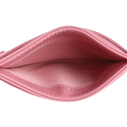 Chanel Lambskin Quilted Crystal Star Card Holder Pink 5 of 9