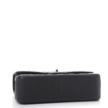 Chanel Caviar Quilted Jumbo Double Flap Black 5 of 9