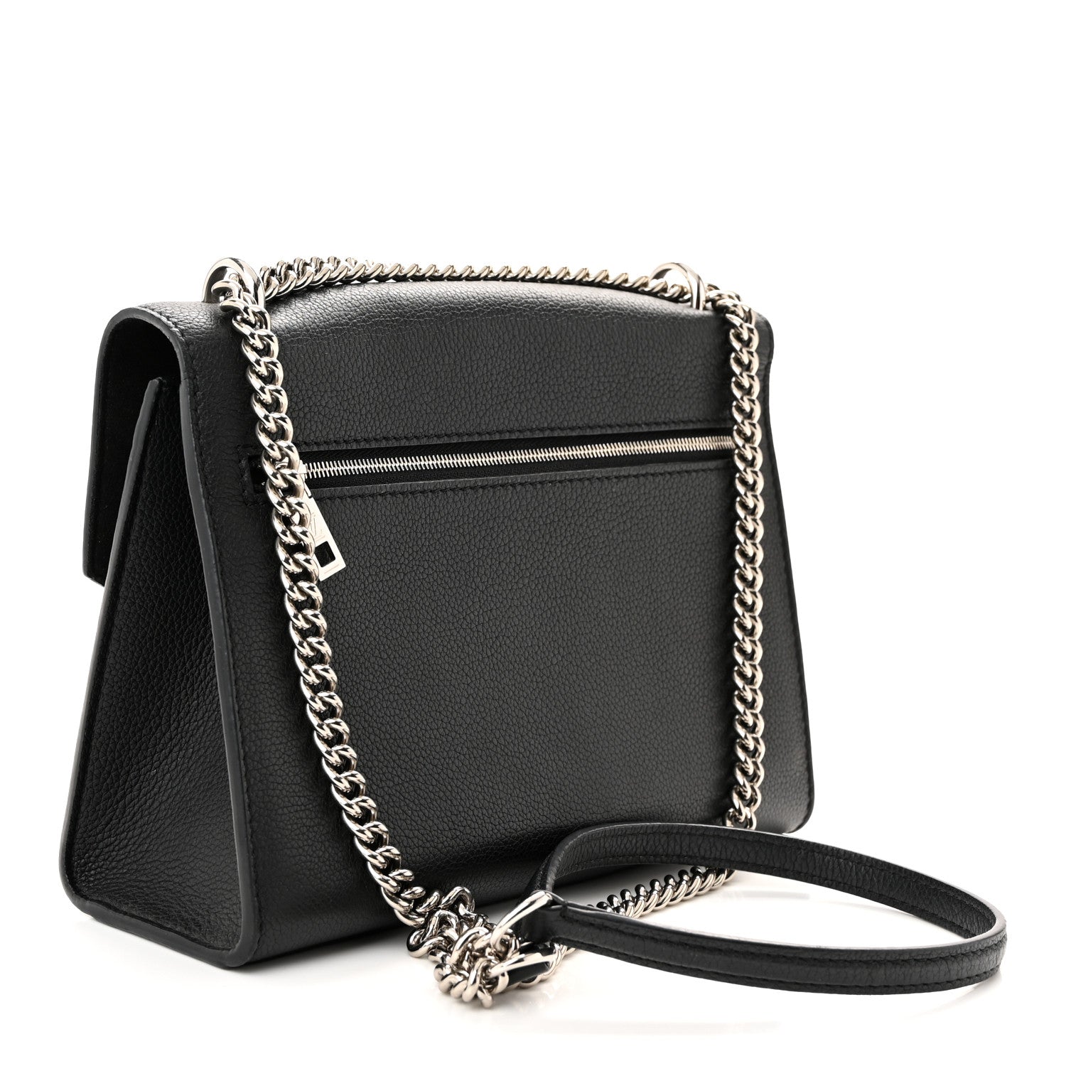 Louis Vuitton Soft Calfskin My Lockme Chain Bag BB Black 3 of 10
