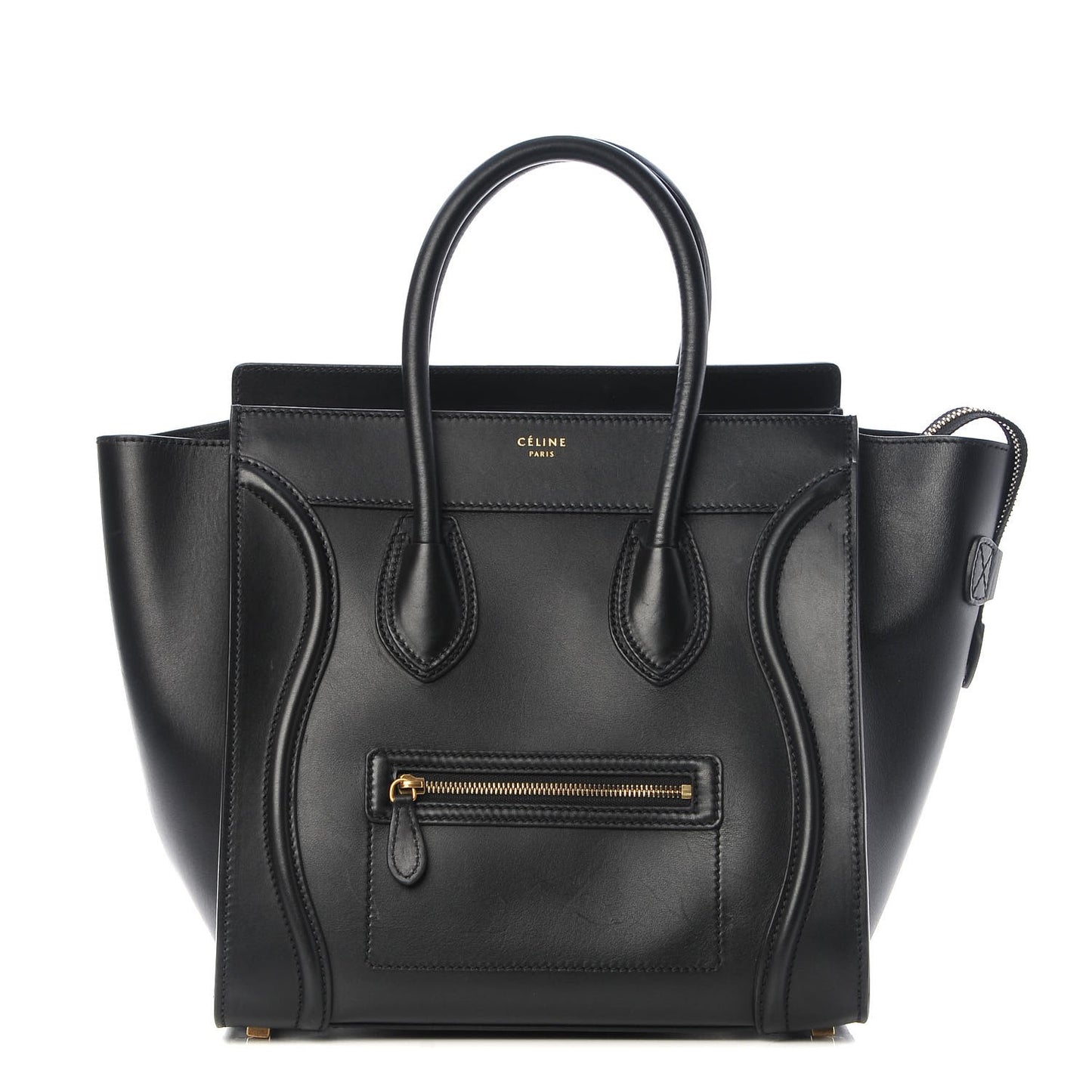 Smooth Calfskin Mini Luggage Black