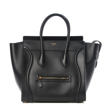 Celine Smooth Calfskin Mini Luggage Black 1 of 12