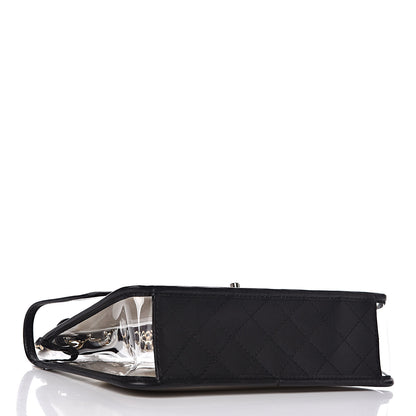 Chanel Lambskin PVC Medium Coco Sand Flap Black 4 of 14