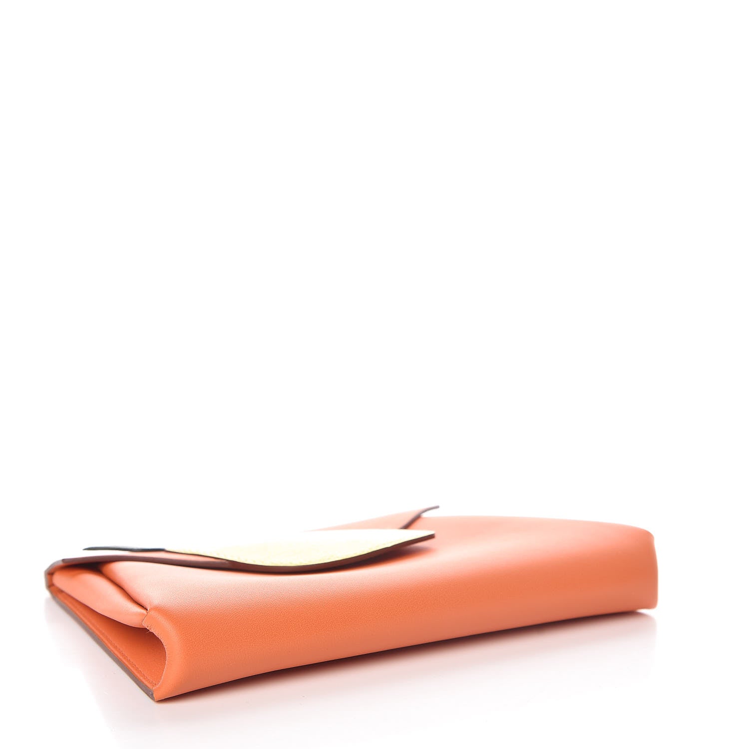 Hermes Swift Chevre Mysore Hermail Tutti Frutti Lemon Wallet Orange Lime Canopee 4 of 8