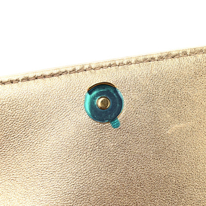 Prada Satin Crystal Metal Triangle Logo Card Holder With Strap Platino 13 of 14