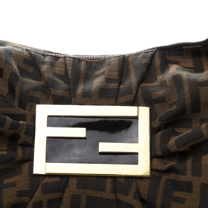 Fendi Zucca Patent Mia Hobo Tobacco 12 of 12