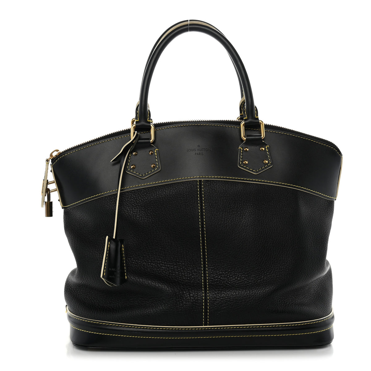 Louis Vuitton Suhali Lockit MM Black 1 of 14