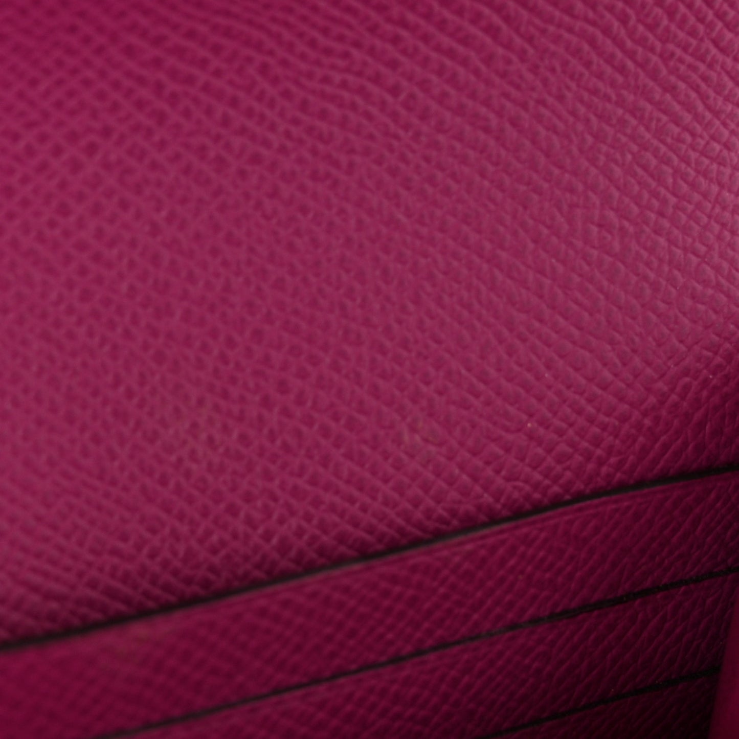 Epsom Kelly Longue Wallet Rose Pourpre