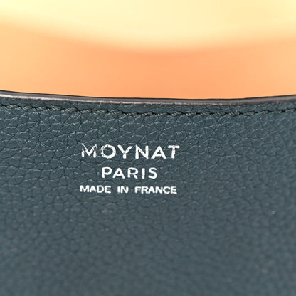 Moynat Taurillon Blush Calfskin Gabby MM Peacock 6 of 11