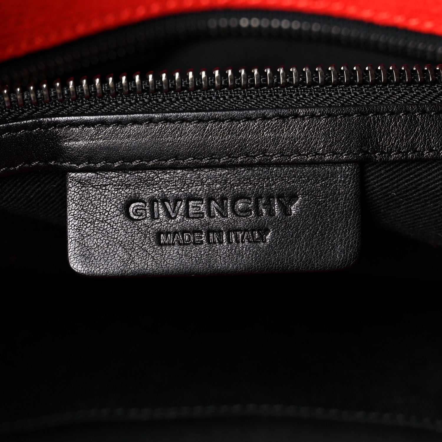 Givenchy Glazed Pebbled Calfskin Nightingale North South Tote Black 6 of 12