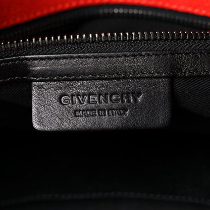 Givenchy Glazed Pebbled Calfskin Nightingale North South Tote Black 6 of 12