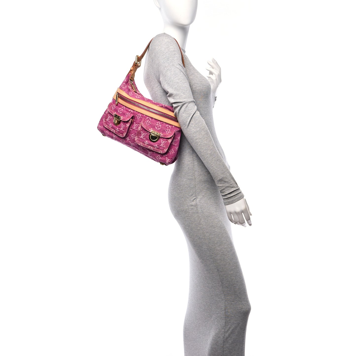 Denim Baggy PM Fuchsia