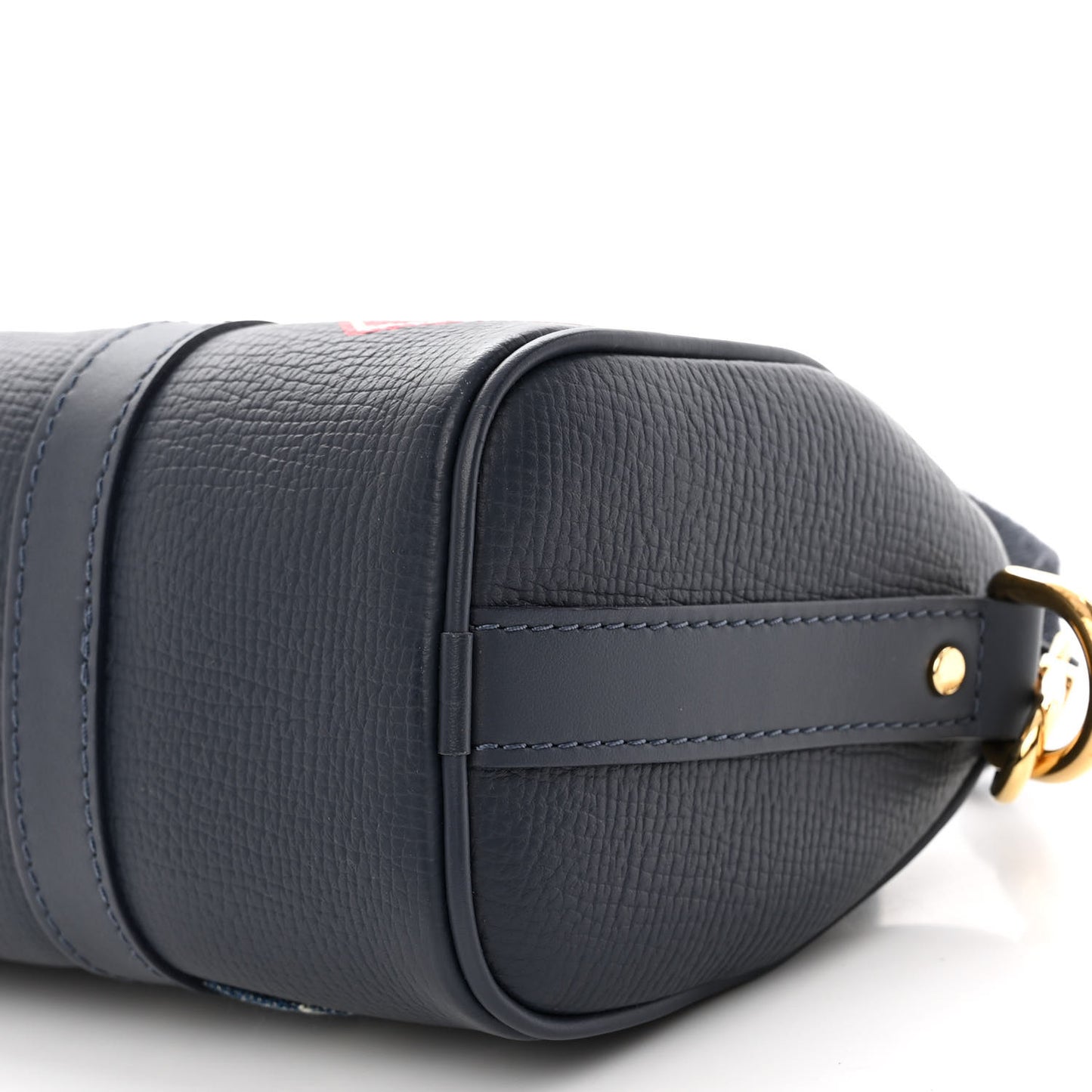 Taurillon Monogram Denim Drip Keepall XS Blue