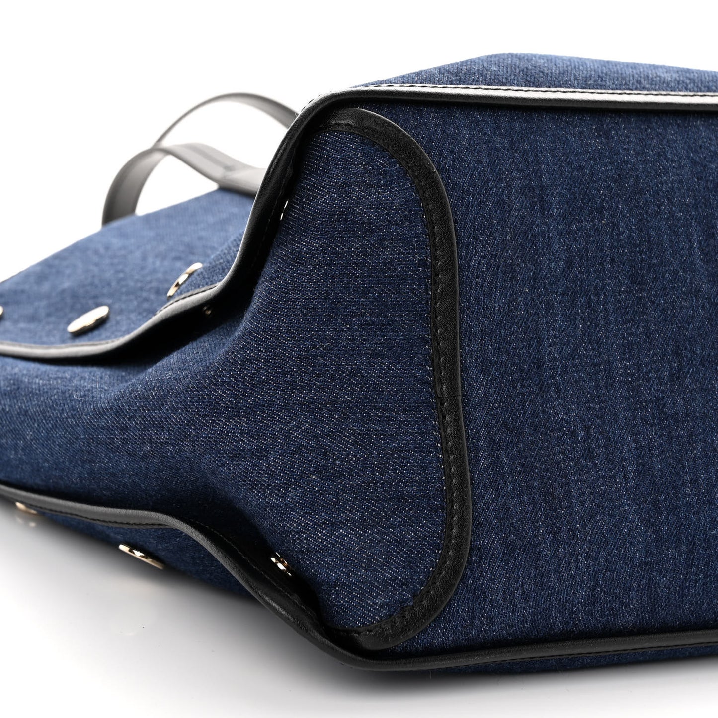 Denim Medium Logo Bond Shopper Tote Blue