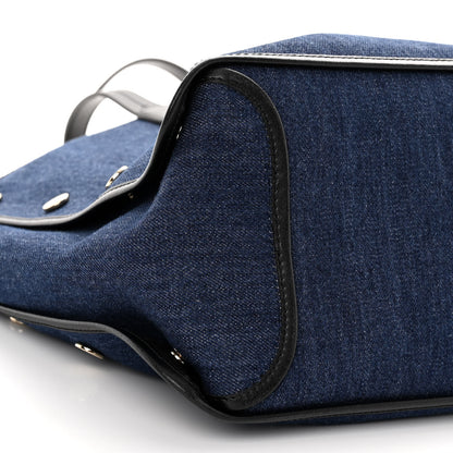 Givenchy Denim Medium Logo Bond Shopper Tote Blue 8 of 9