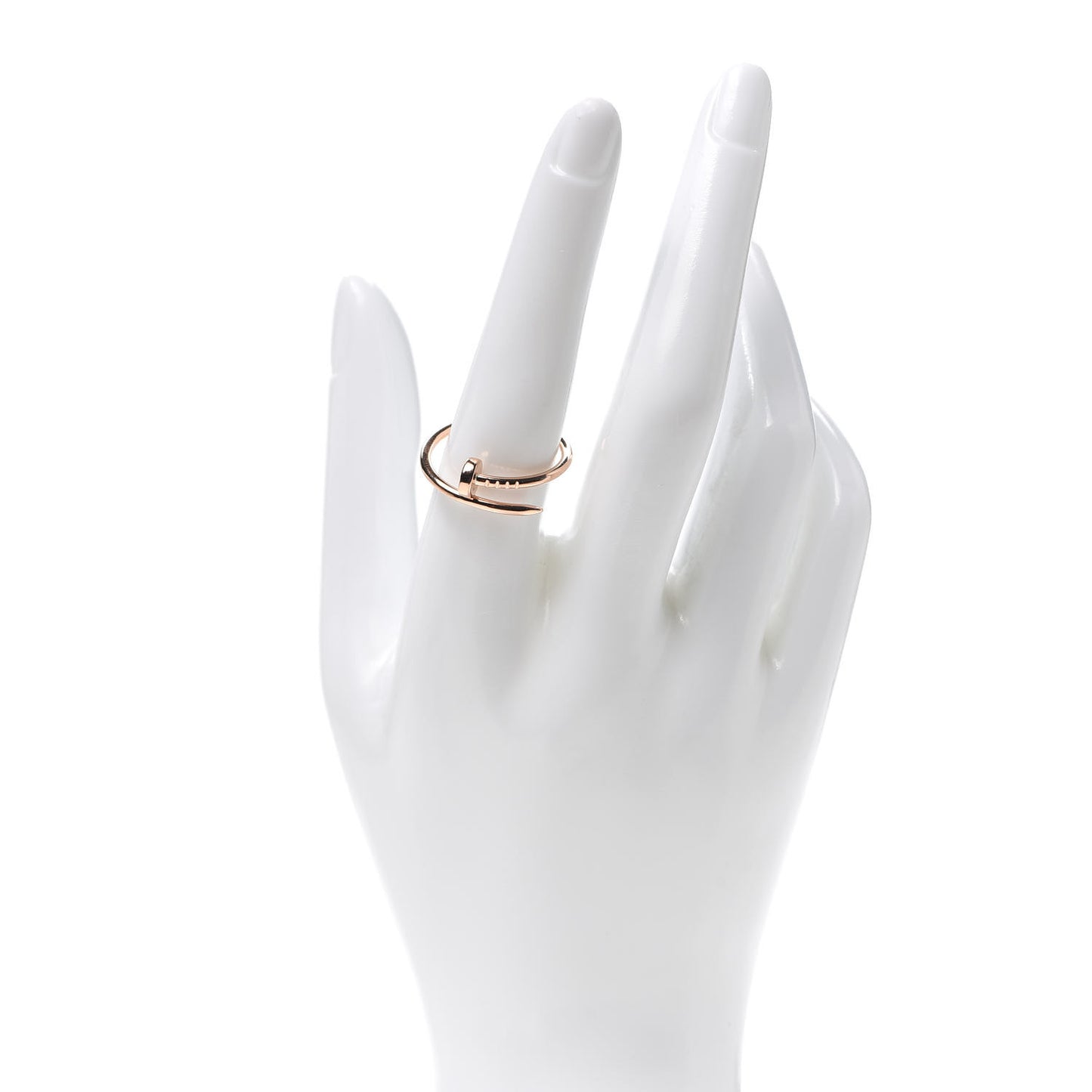 18K Pink Gold Small Juste Un Clou Ring 58 8.25