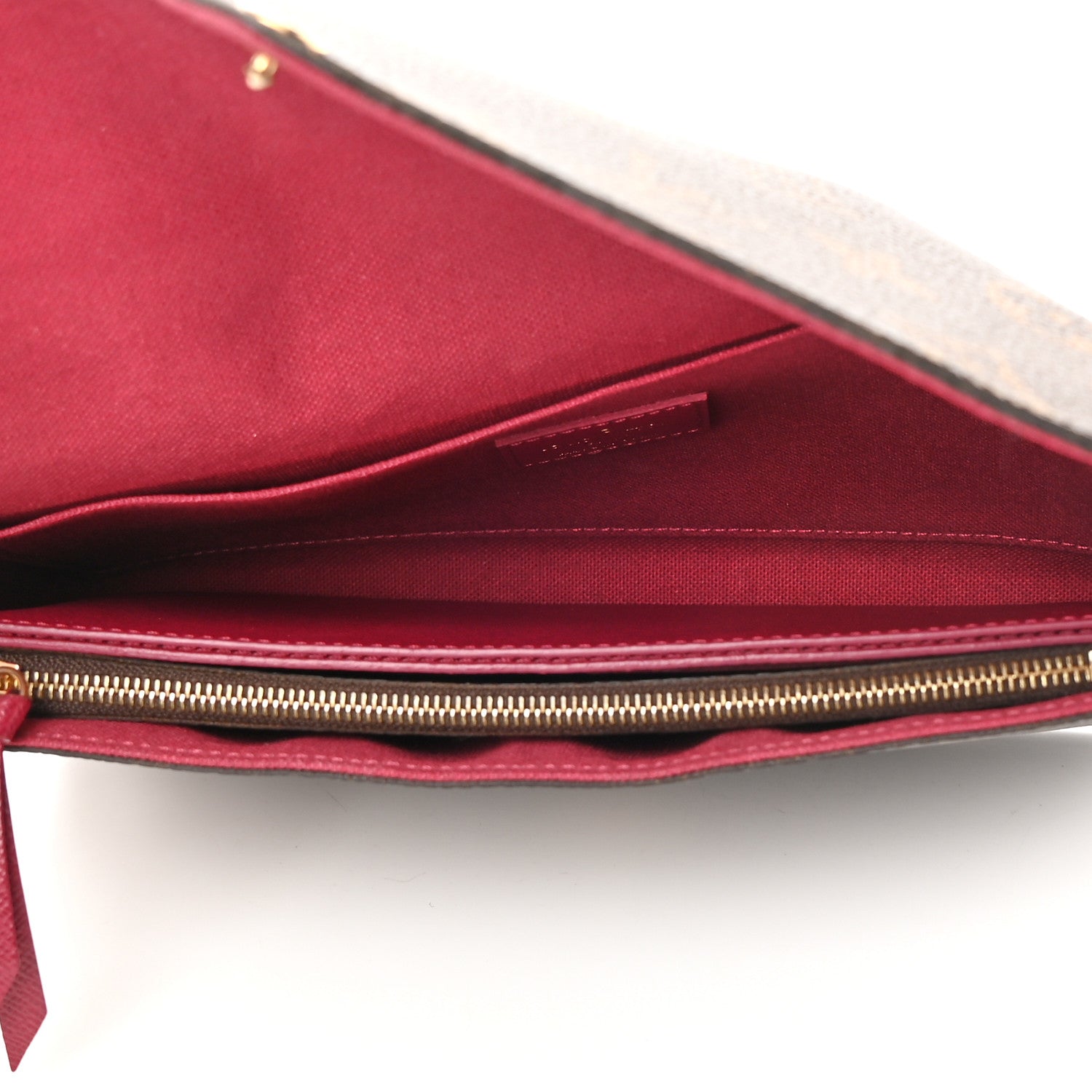 Louis Vuitton Monogram Pochette Felicie Chain Wallet Fuchsia 6 of 19