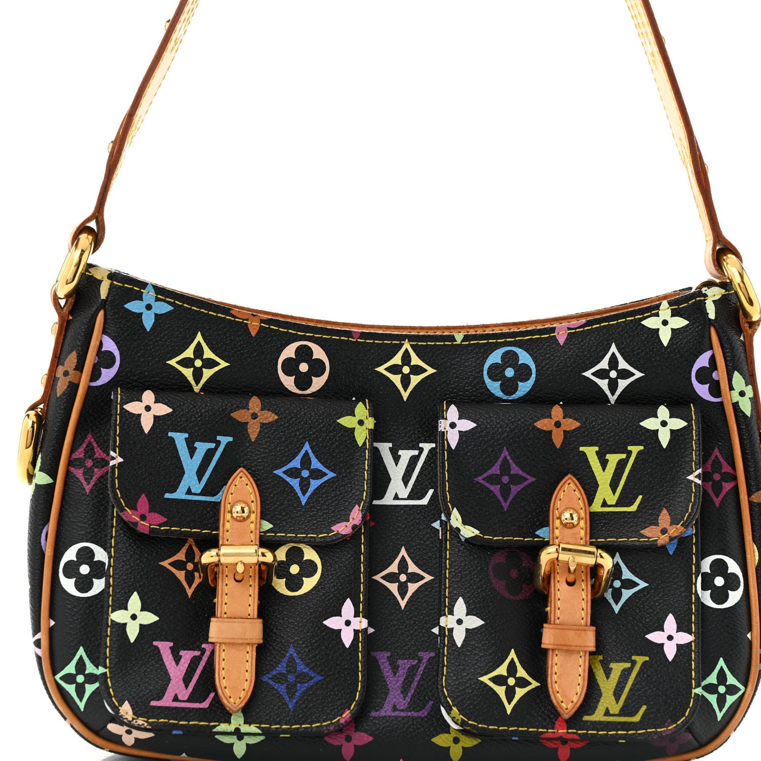 Louis Vuitton Monogram Multicolor Lodge PM Black 7 of 14