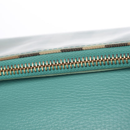 Burberry Deerskin House Check Fold Over Crossbody Bright Mint 13 of 15