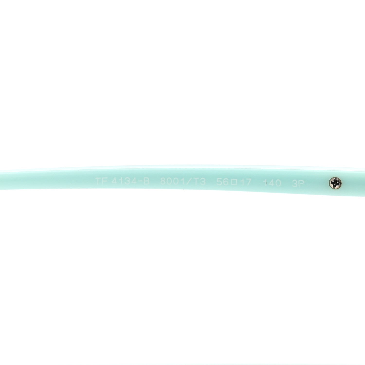 Tiffany Acetate Metal Cat Eye Sunglasses TF4134 Black Blue 6 of 7