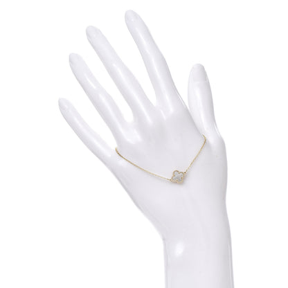 Van Cleef & Arpels 18K Yellow Gold Mother of Pearl Sweet Alhambra Bracelet 2 of 4
