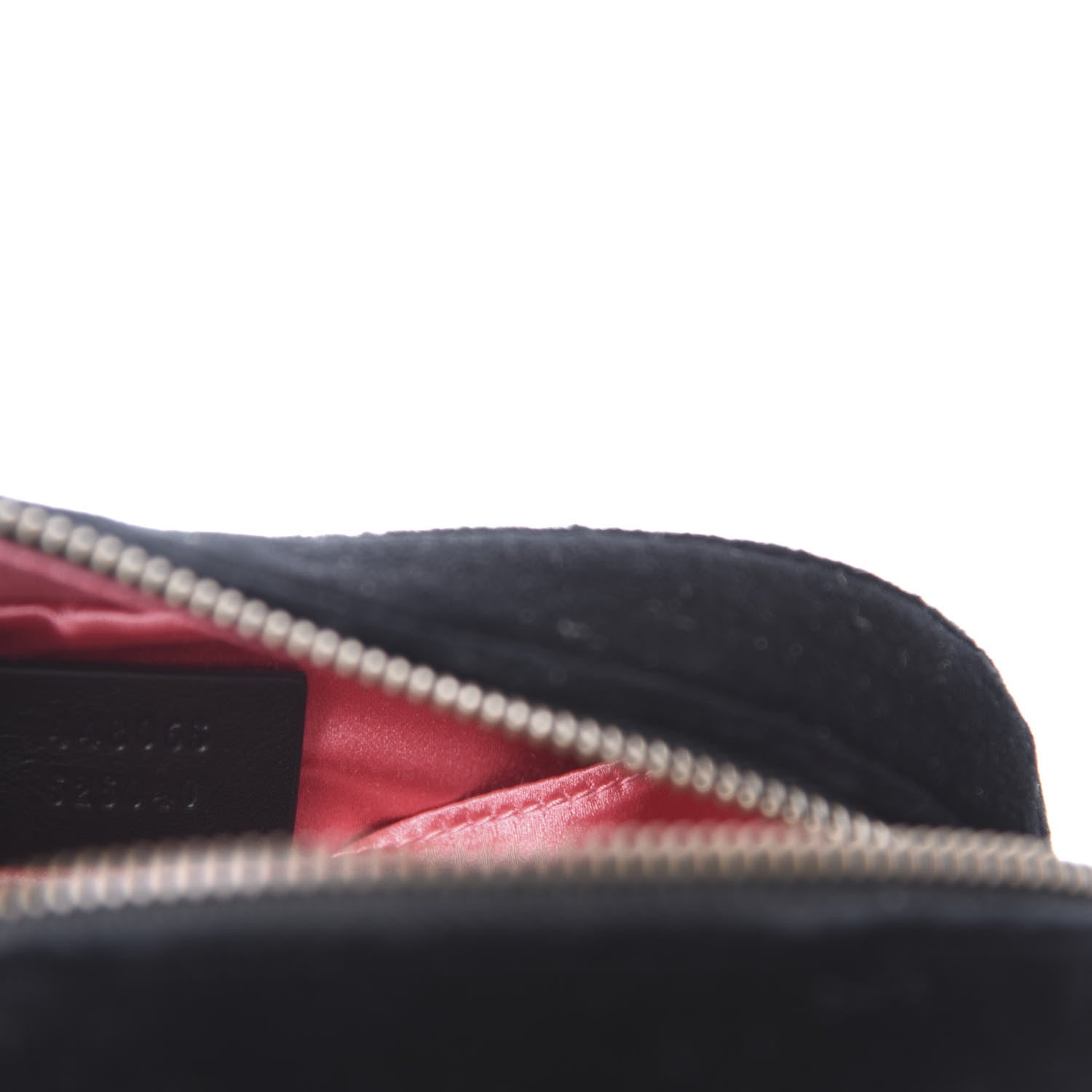 Gucci Velvet Matelasse Marquise Crystals Mini GG Marmont Chain Shoulder Bag Black 9 of 10