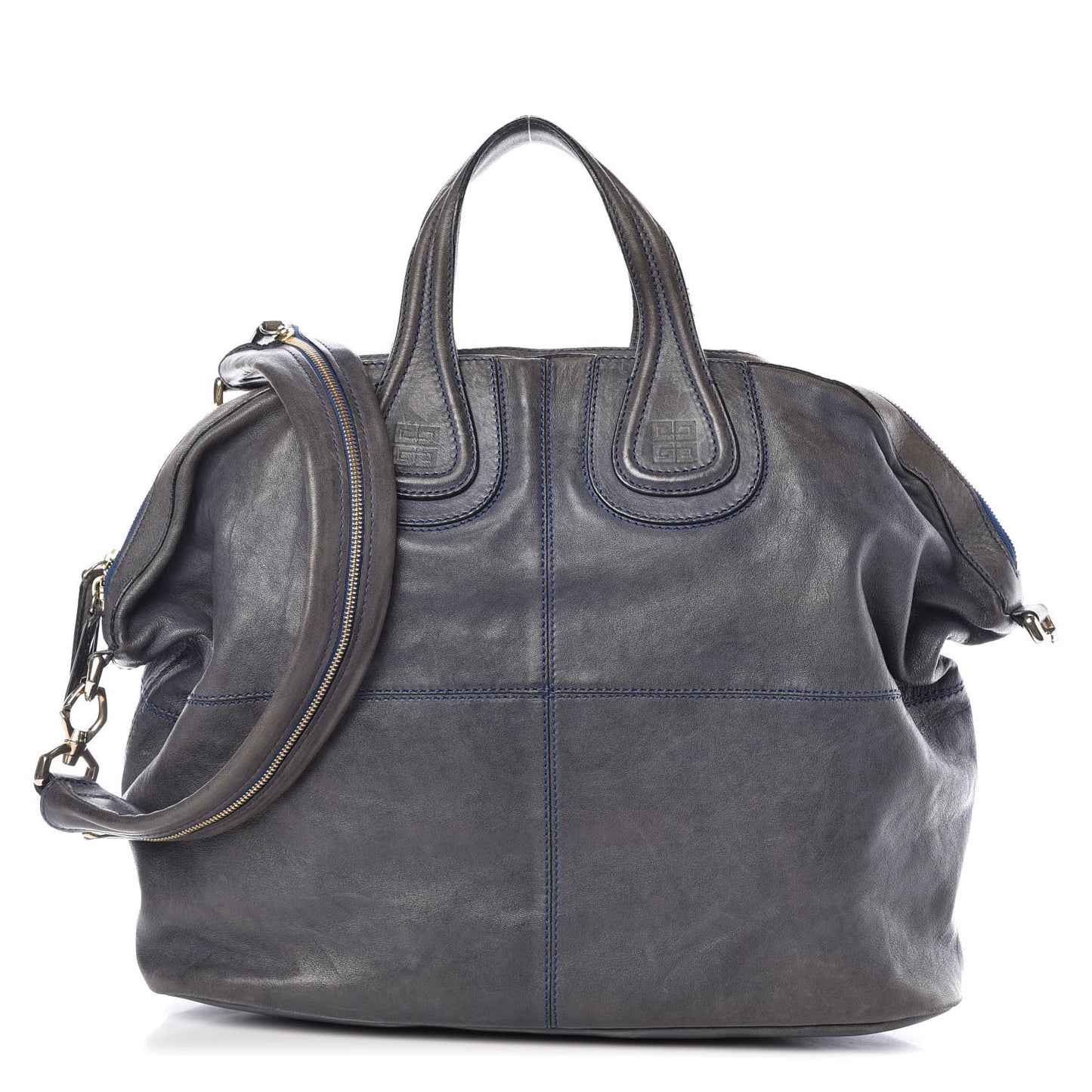 Lambskin Large Nightingale Blue