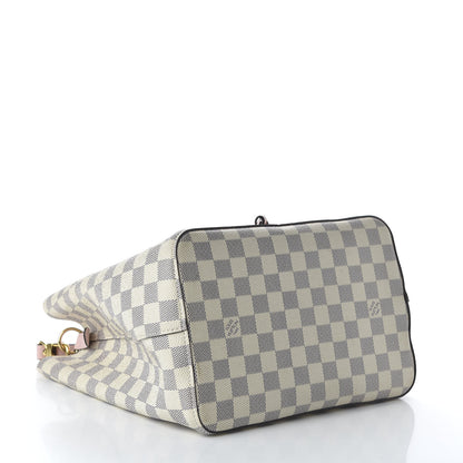 Louis Vuitton Damier Azur Neonoe MM Eau De Rose 4 of 9