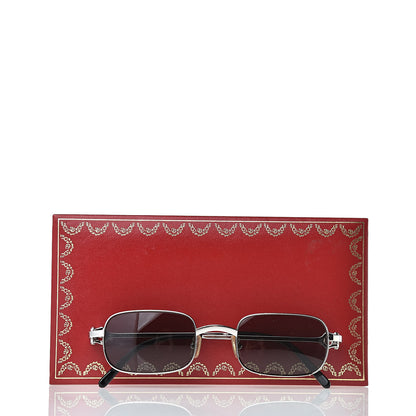 Cartier Must De Oval Sunglasses Silver 8 of 8