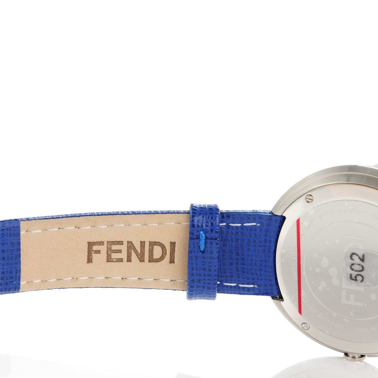Fendi Stainless Steel Calfskin 36mm My Way Quartz Watch Blue 9 of 10