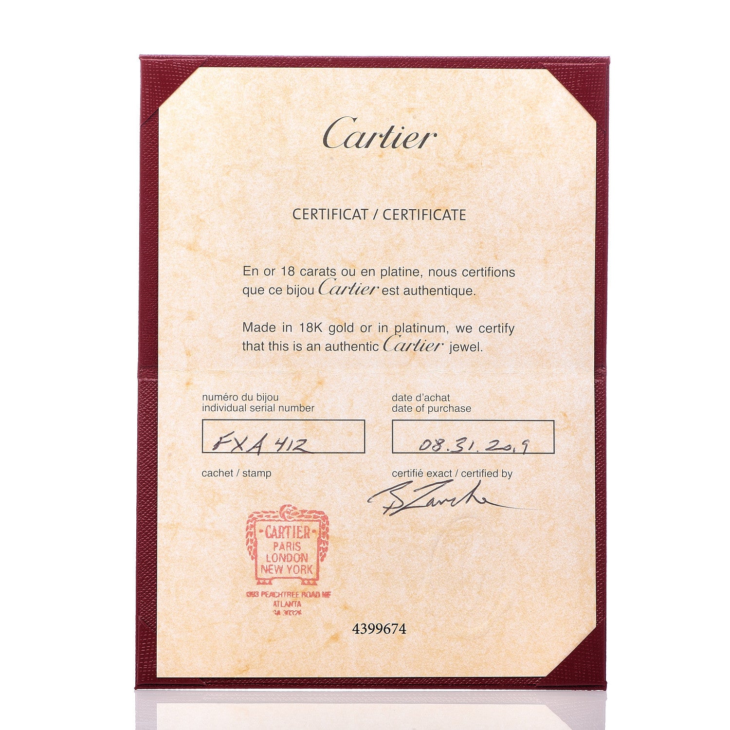 Cartier 18K Yellow Gold Ecrou de Bracelet 16 6 of 6